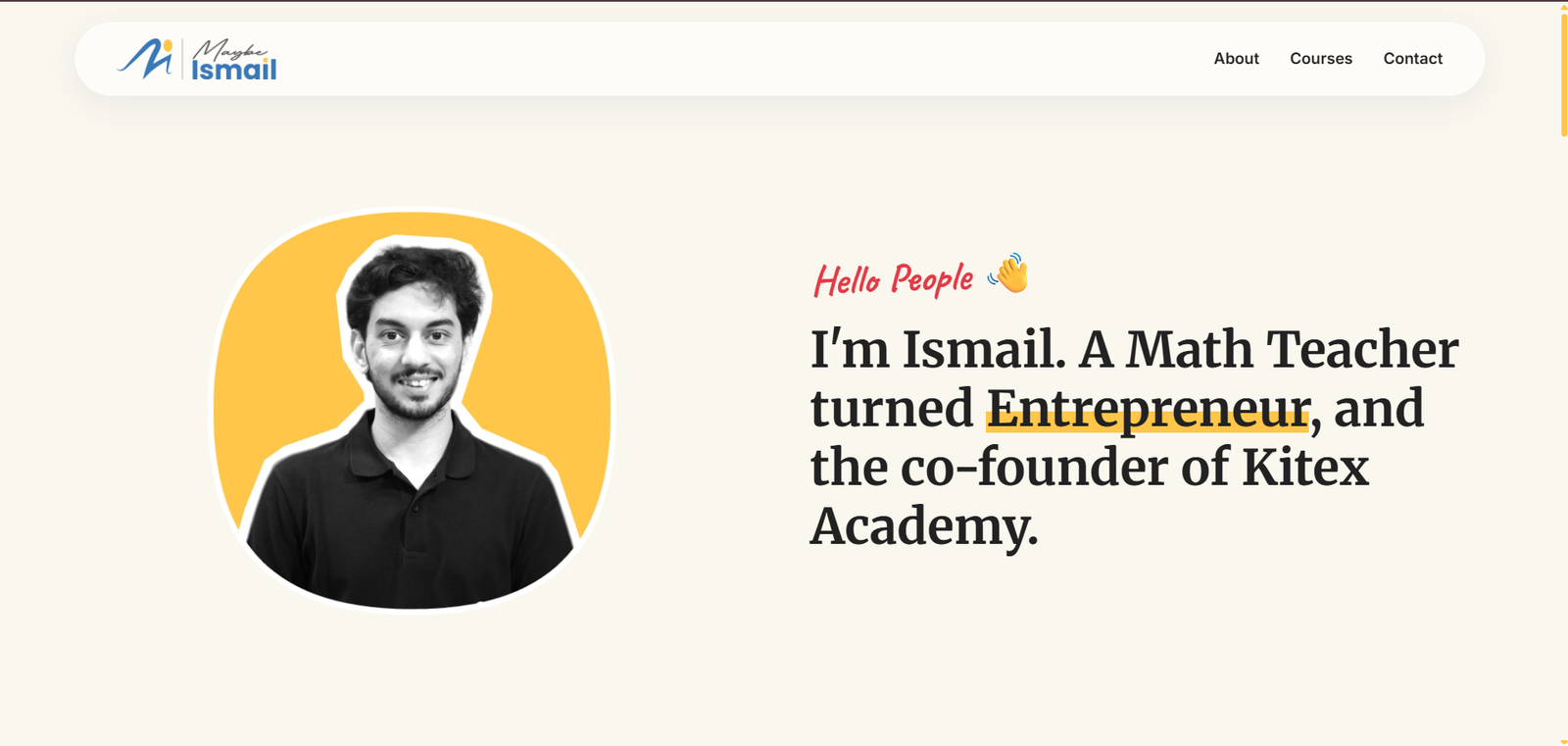 MaybeIsmail Screenshot